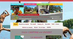 Desktop Screenshot of campinglesplatanes.fr