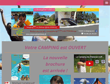 Tablet Screenshot of campinglesplatanes.fr